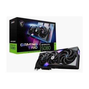 MSI GeForce RTX 5080 16GB GAMING TRIO OC GDDR7 Blackwell Graphic Card-GPHO-077